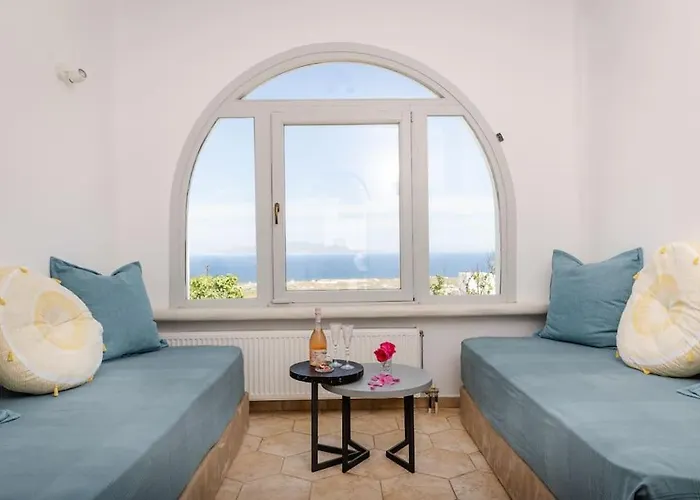 Sensia With Hot Tub And Caldera View וילה אויה