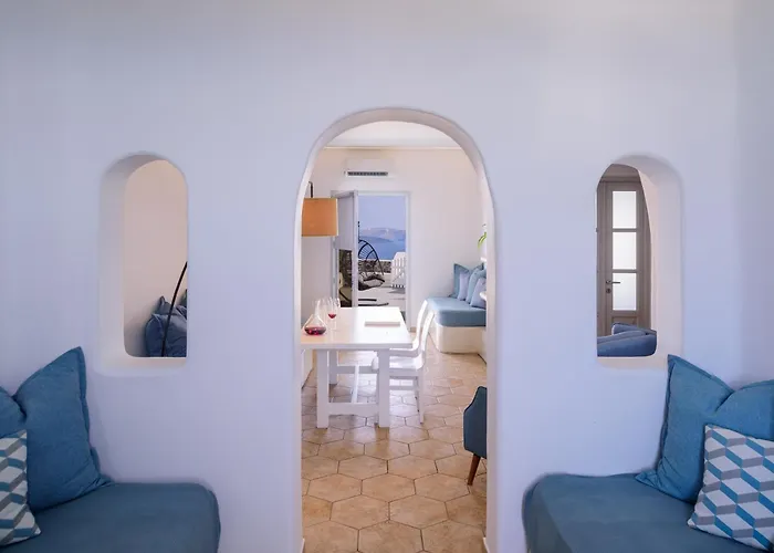 Sensia With Hot Tub And Caldera View ヴィラ イア