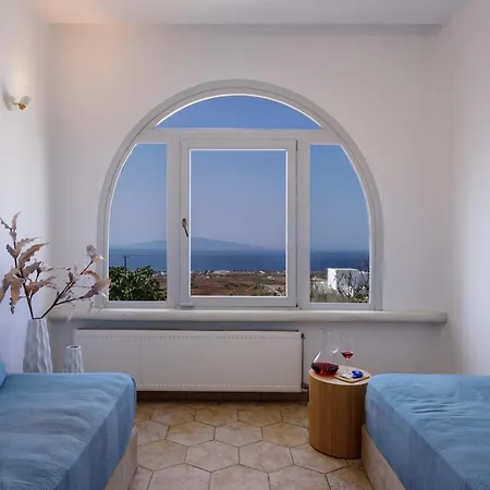 Sensia With Hot Tub And Caldera View וילה *