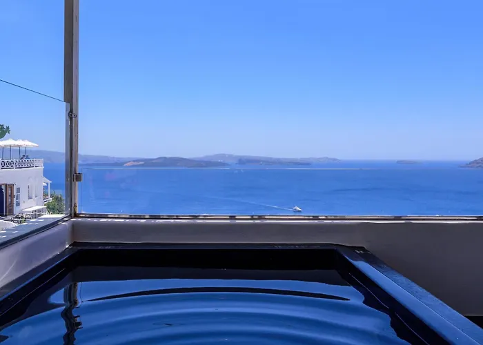 Sensia With Hot Tub And Caldera View Ía